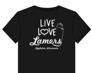 Live Love Lamers youth t-shirt back black