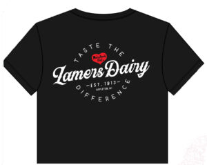 Lamers Dairy Taste the Difference T-shirt black