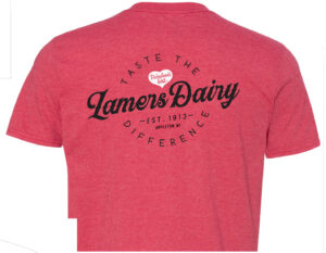 Lamers Dairy Taste the Difference T-shirt red