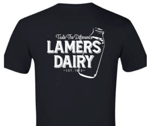 Lamers Milk Bottle t-shirt back black