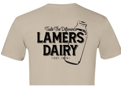 taste the difference, lamers dairy dairylands best crewneck sweatshirts, sweat shirt, tshirts, t shirts, t-shirts, tees, appleton, wisconsin