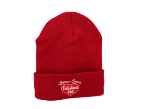 Lamers beanie hat red