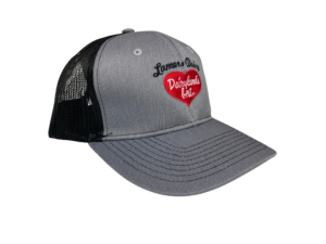 Lamers Dairy trucker hat gray