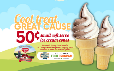 Lamers Dairy’s Cones for a Cause Program Supports Locally in June 2024