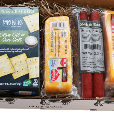 Wisconsin's Best Cheese Sampler Cheese Box from Lamers Dairy