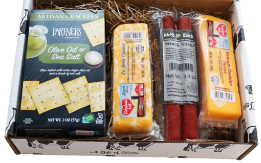 Wisconsin's Best Cheese Sampler Cheese Box from Lamers Dairy